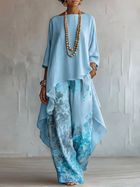 Isolina™ | Conjunto Asimétrico Floral
