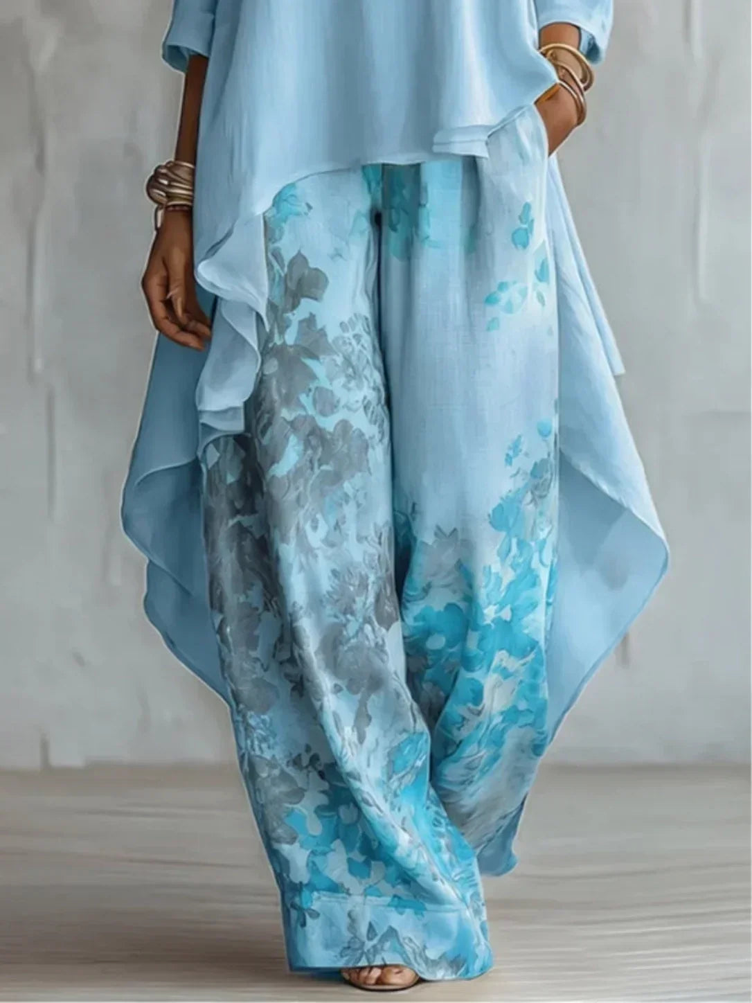 Isolina™ | Conjunto Asimétrico Floral