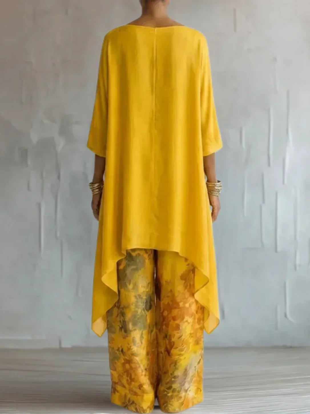 Isolina™ | Conjunto Asimétrico Floral