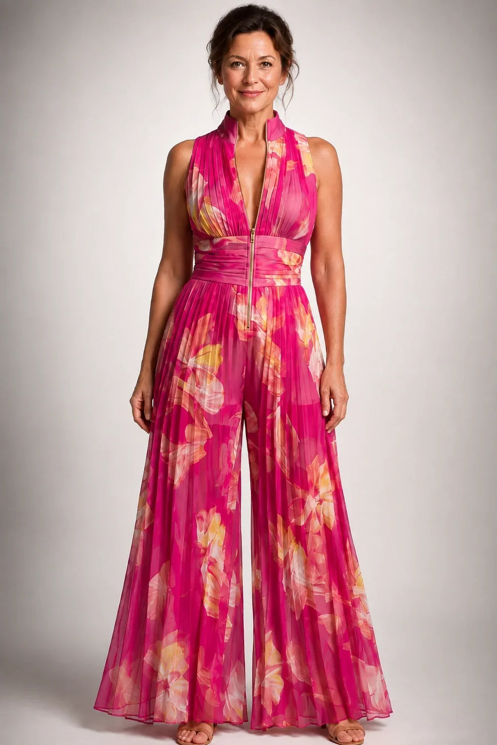 Genoveva™ | Mono Plisado Floral