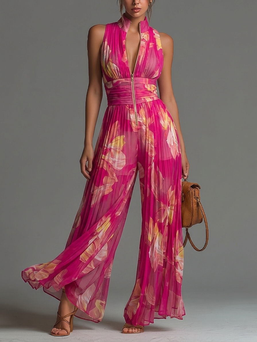 Genoveva™ | Mono Plisado Floral