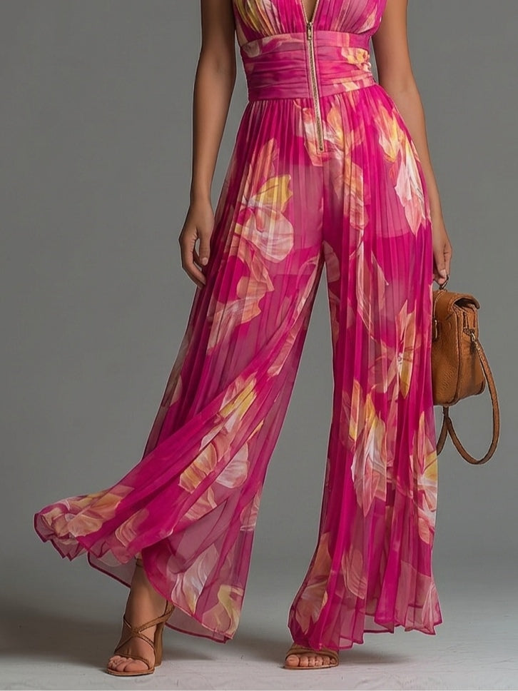 Genoveva™ | Mono Plisado Floral