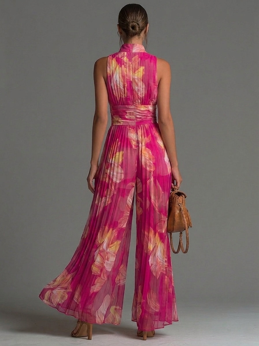 Genoveva™ | Mono Plisado Floral
