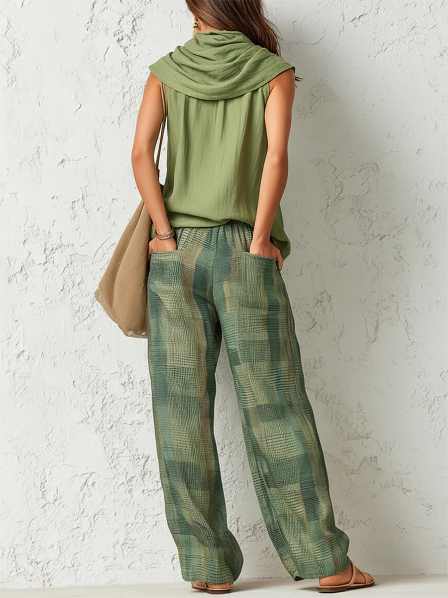 Columba™ | Conjunto de Pantalón Ancho